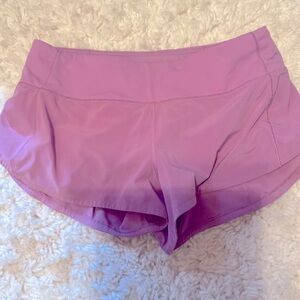 Lululemon speed up shorts 2.5length